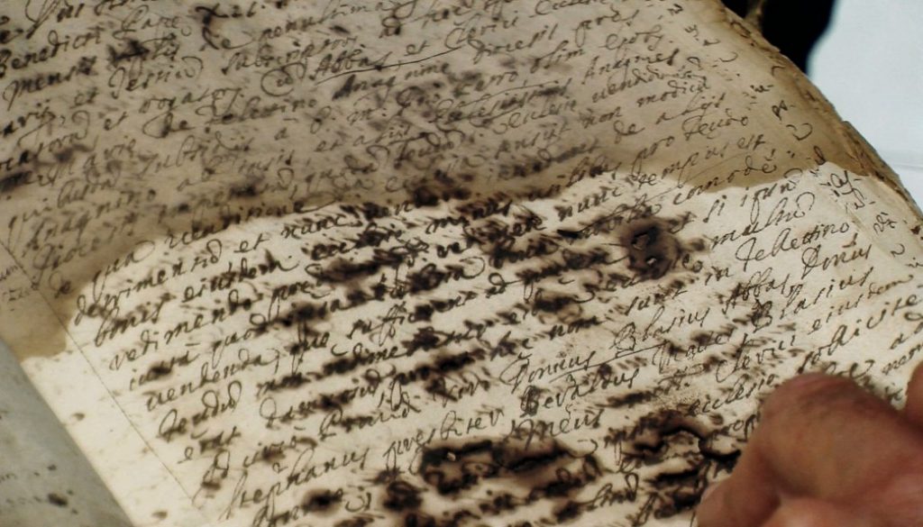 scansione tomo I archivio storico